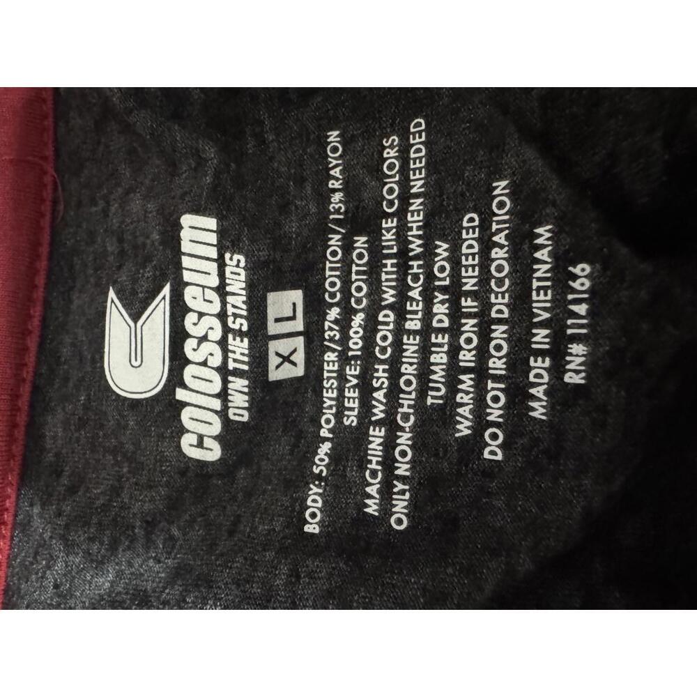 Arkansas Razorbacks Long Sleeve Raglan‎ Shirt XL - Picture 3 of 6
